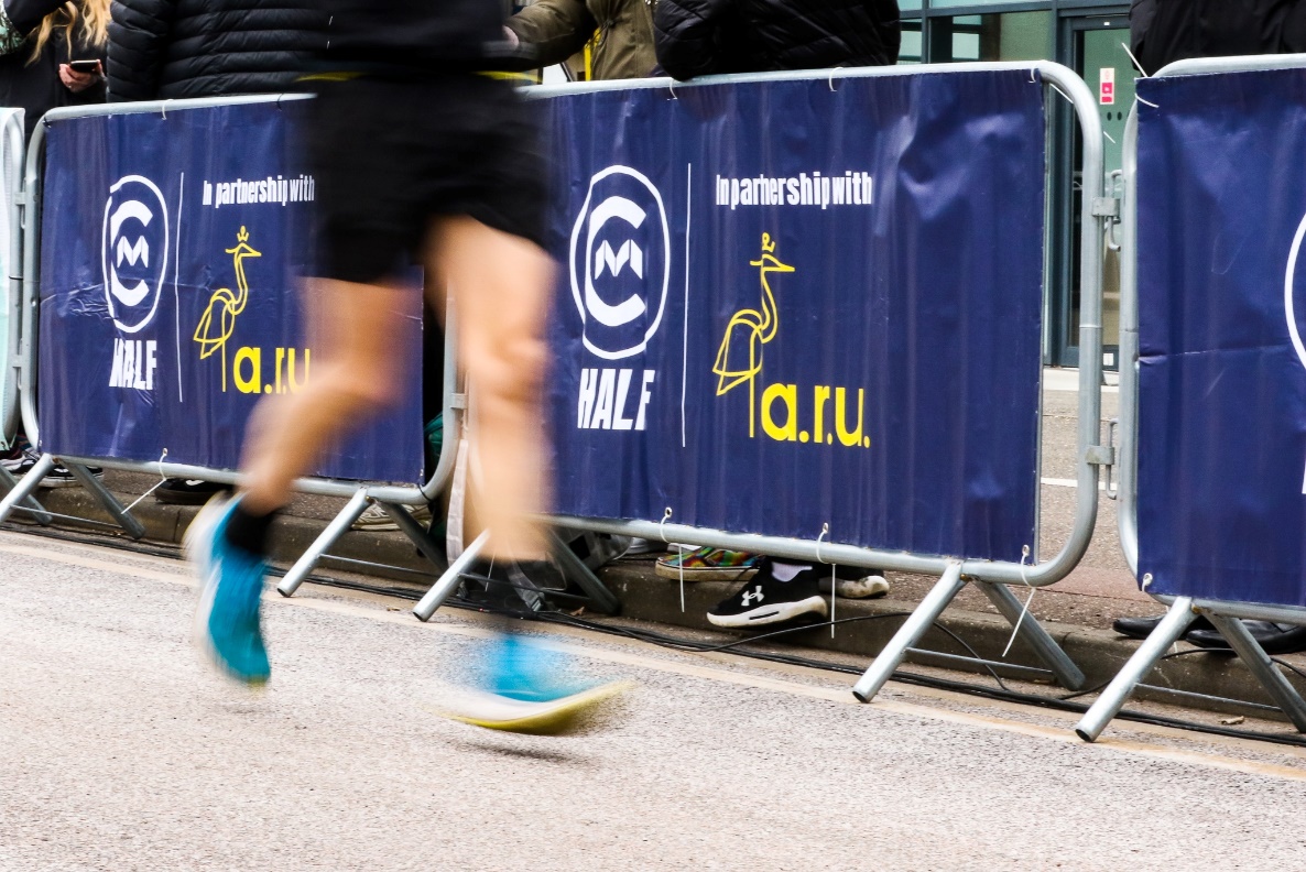 Photo of runner at Chelmsford half marathon