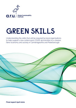 Cover of the Green Skills Audit completed by ARU
