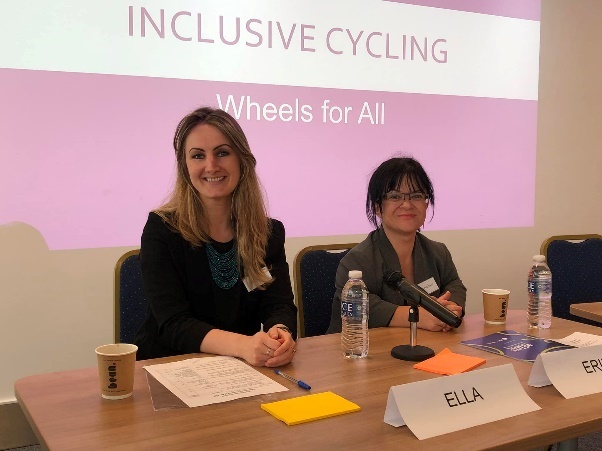 Photo of LHU delegates at Liverpool Inclusive Cycling Summit (2022)