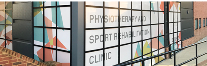Photograph of the external view of the LHU Physiotherapy and Sports Rehabilitation Clinic