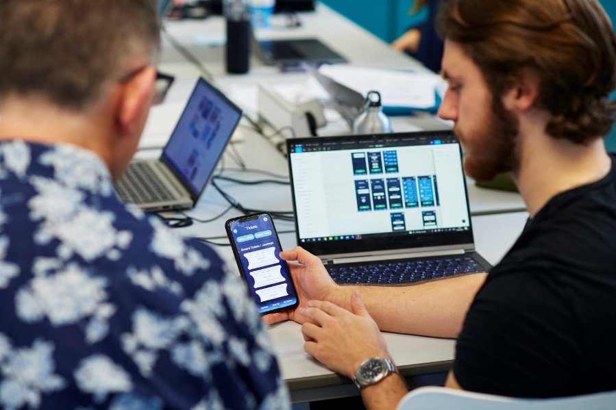 Students on BSc UX Design