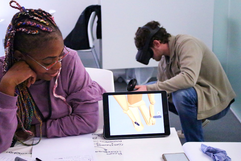 Students on Level 5 Creative Computing