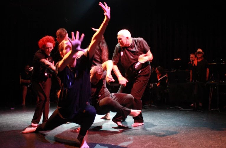 A group of people dancing at the addiction Recovery-Arts Network Launch.