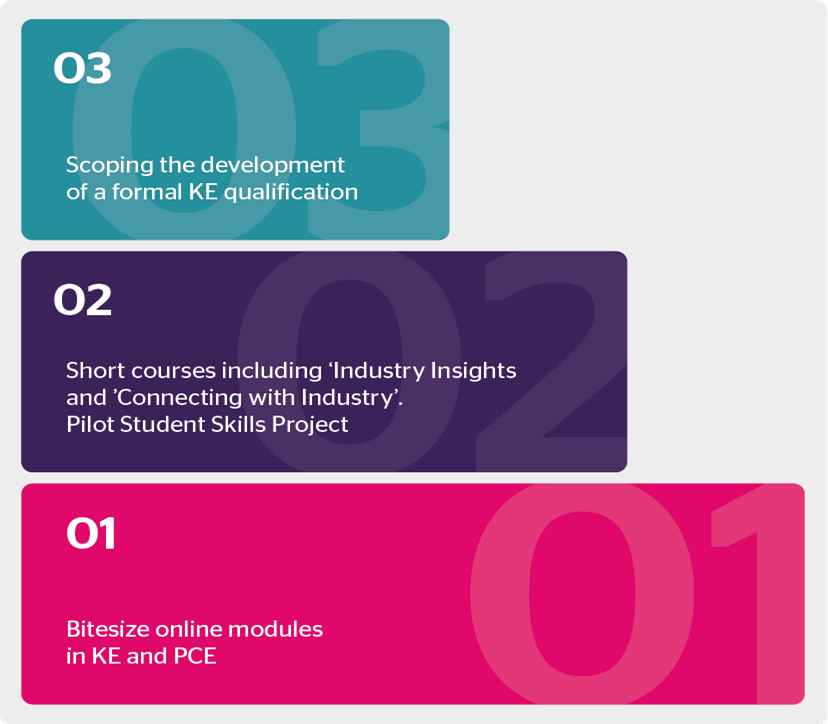 Three tiers of support and training