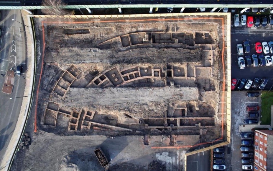 Picture of an archaeological site in the City of Salford.
