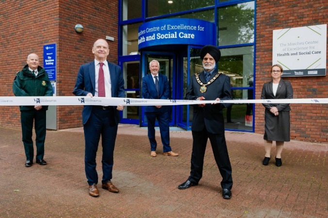 Official opening of £5m Marches Centre of Excellence in Allied Health and Social Care